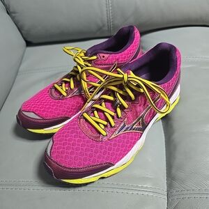 Mizuno‎ Vaic Wave Paradox 2 SR Touch Women's Pink Purple Size 8 Shoes Sneakers